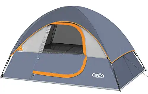 Camping Tent 2 Person, Waterproof Windproof Tent with Rainfly Easy Set up-Portable Dome Tents for Camping