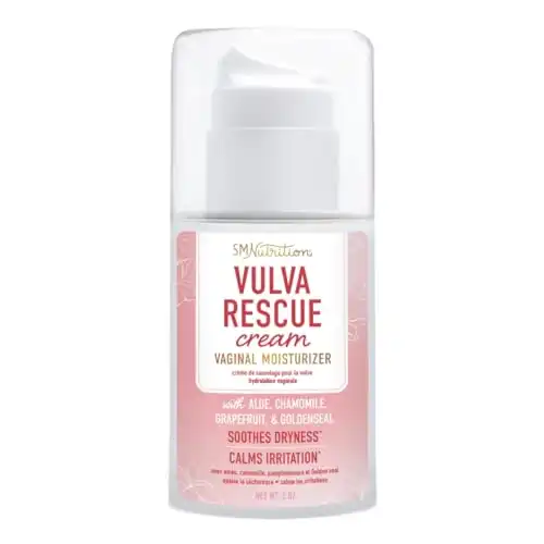 Vulva Rescue Moisturizer Cream | 3oz. PUMP | Soothes Vaginal Itch & Dryness | No Estrogen or Fragrance | Feminine Itch Relief with Herbal Vagina Care Moisturizers & Vitamin E | Paraben-Free, V...