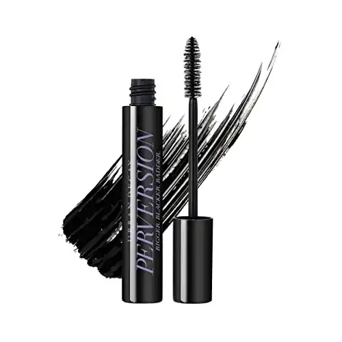 Urban Decay Perversion Volumizing Mascara, Black Lengthening Mascara, Buildable Lash Volume & Length, Longwear, Non-waterproof, Clump-free Lash Lift, Cruelty-free, Paraben-free, 0.4 fl oz