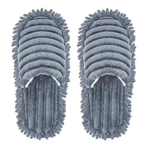 Unisex Microfiber Slippers Floor Cleaning Mop Men and Women House Dusting Slippers Floor Dust Dirt Cleaning Slipper