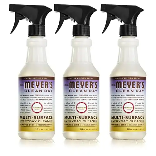 MRS. MEYER'S CLEAN DAY All-Purpose Cleaner Spray, Compassion Flower, 16 fl. oz (Pack of 3)