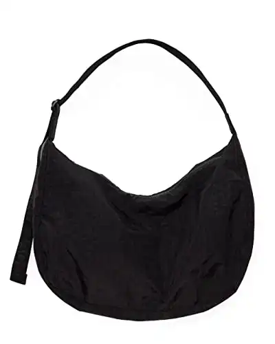 Baggu Large Nylon Crescent Bag - Black