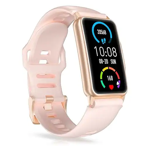 Smart Watch Fitness Tracker with 24/7 Heart Rate, Blood Oxygen Blood Pressure Monitor Sleep Tracker 120 Sports Modes Activity Trackers Step Calorie Counter IP68 Waterproof for Andriod iPhone Women Men