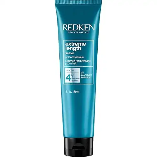 Redken Extreme Length Leave-In Conditioner | For Hair Growth | Seals Split Ends & Prevents Breakage | Infused With Biotin | 5.1 Fl Oz